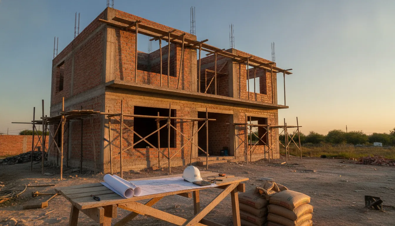 Cuánto cuesta construir una casa en México en 2026: precio por m² real, no el del volante