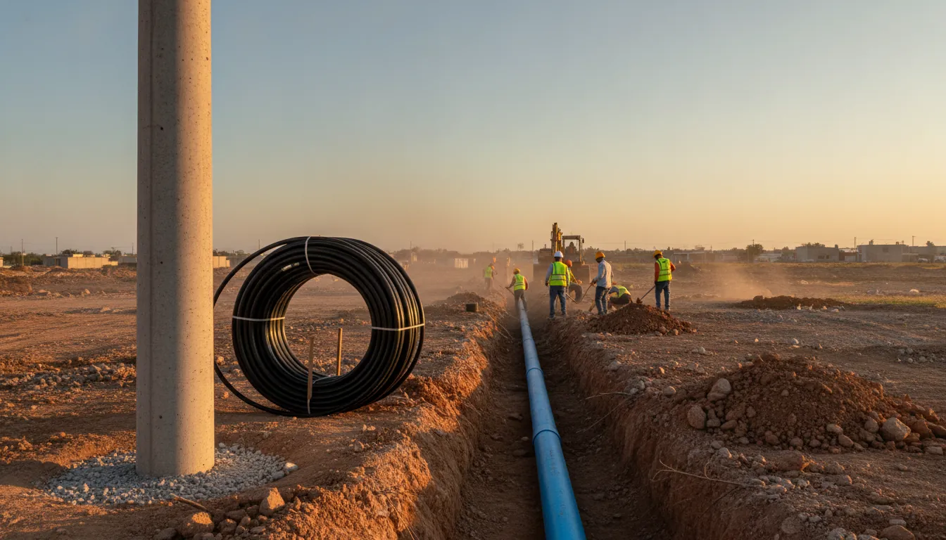 ¿Cuánto cuesta meter agua, luz y drenaje a un terreno? El costo oculto de los lotes "baratos"