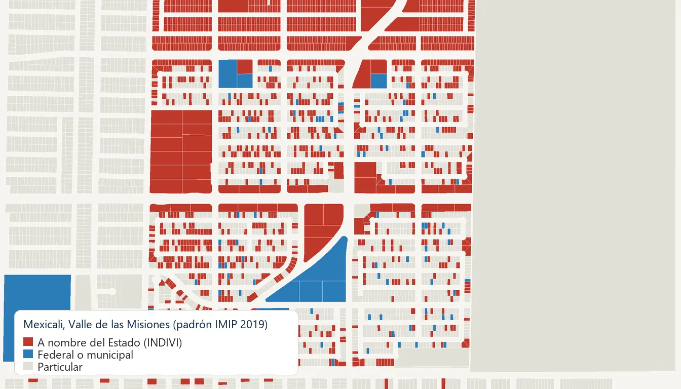 Lotes a nombre del gobierno en Mexicali: 6,067 en el padrón del Estado y en qué colonias están